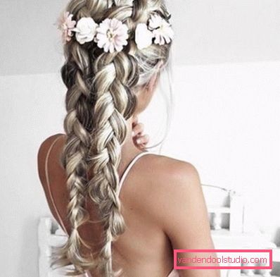 Exquisite braids with braids 2019-2020