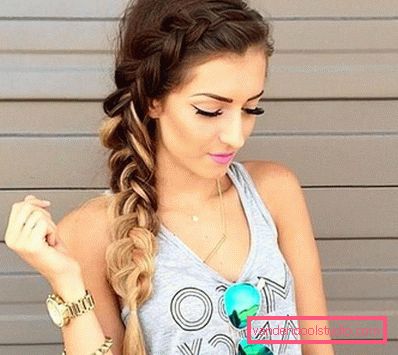 Exquisite braids with braids 2019-2020