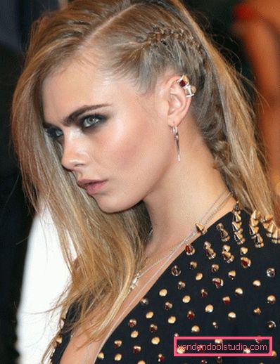 Elegant hairstyles with braids 2019-2020