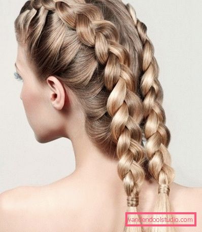 Exquisite braids with braids 2019-2020