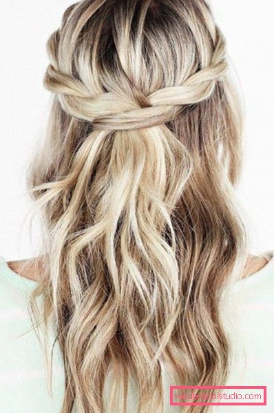 Elegant hairstyles with braids 2019-2020