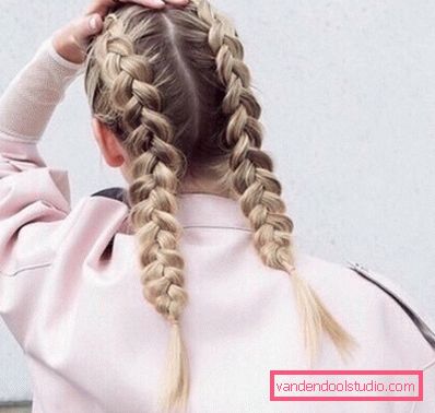 Exquisite braids with braids 2019-2020