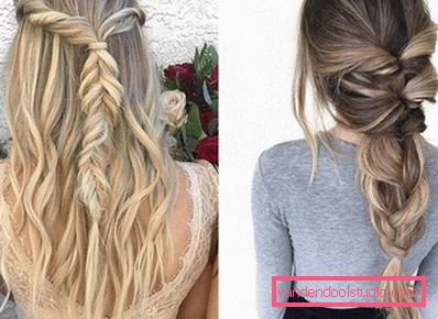 Elegant hairstyles with braids 2019-2020