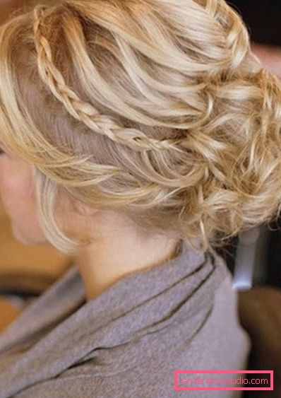 Elegant hairstyles with braids 2019-2020