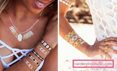 metallic flash tattoos