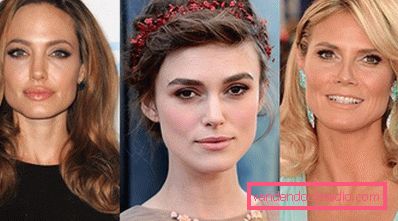 Heidi Klum, Keira Knightley and Angelina Jolie Heidi Klum, Keira Knightley and Angelina Jolie