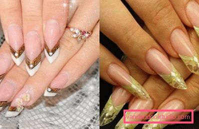 service jacket on extended nails service jacket on extended nails