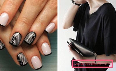 contrasting shades in nail art