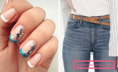 nail design with rhinestones