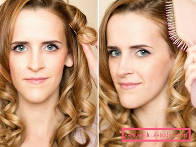 Hollywood curls - do a luxurious hairstyle yourself