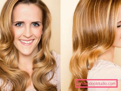 Hollywood curls - do a luxurious hairstyle yourself