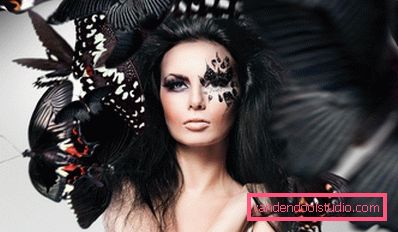 brunette with stones on her face brunette with stones on her face