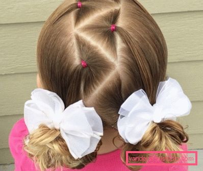 How to make hairstyles with elastic bands for girls - step by step photos of hairstyles
