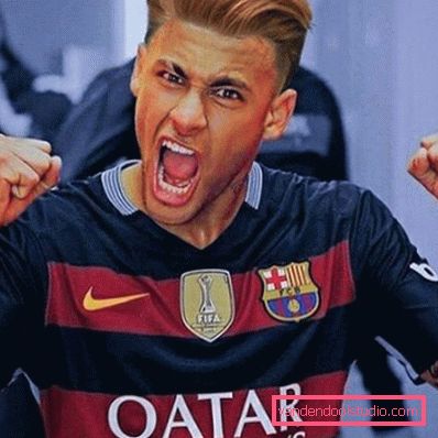 What is the name of the new hairstyle football player Neymar