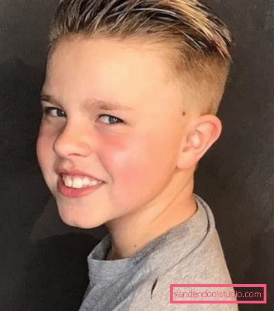 How to make a model haircut for a boy