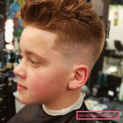 How to make a model haircut for a boy