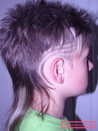 How to make a model haircut for a boy