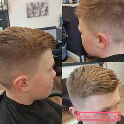 How to make a model haircut for a boy