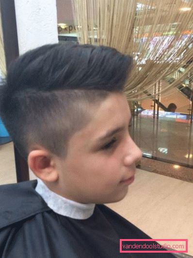 How to make a model haircut for a boy