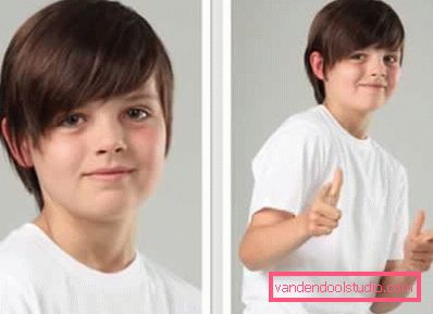 How to make a model haircut for a boy