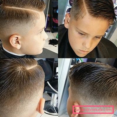 How to make a model haircut for a boy