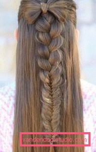 Hair bow from hair How to make a hair bow of hair