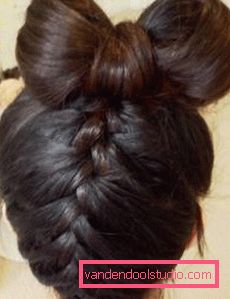 Hair bow from hair How to make a hair bow of hair