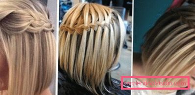 How to make a waterfall hairstyle - step-by-step instructions for weaving a braid