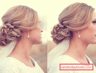 How to choose a hairstyle for a wedding