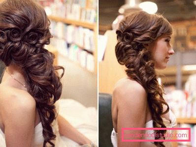 How to choose a hairstyle for a wedding