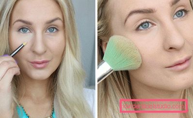 girl does makeup girl does makeup