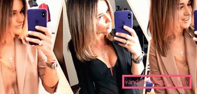 What is the haircut now Xenia Borodina - photo styling presenter