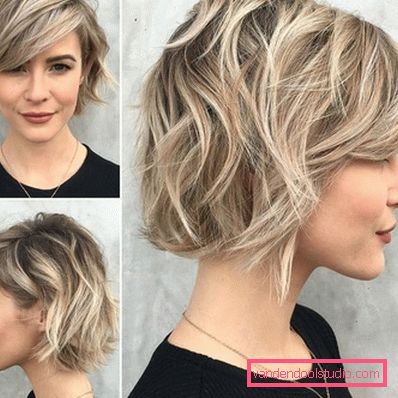 What haircuts are suitable for curly hair of medium length