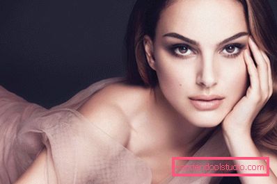 natali portman with light make-up