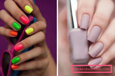 Combined manicure- tandem different nail technician