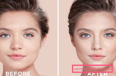 before and after the face contour before and after the face contour