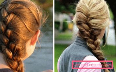 Braids for long hair - weaving schemes and photos