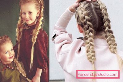 Braids for long hair - weaving schemes and photos