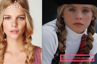 Braids for long hair - weaving schemes and photos