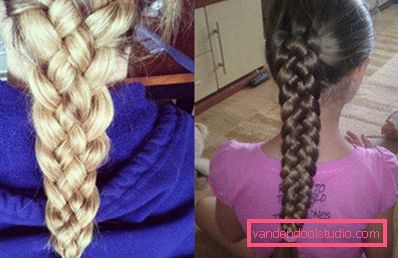 Braids for long hair - weaving schemes and photos