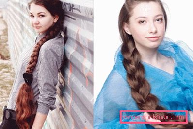 Braids for long hair - weaving schemes and photos