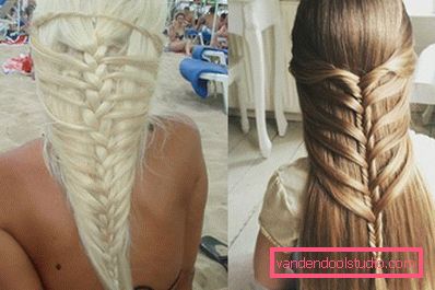 Braids for long hair - weaving schemes and photos