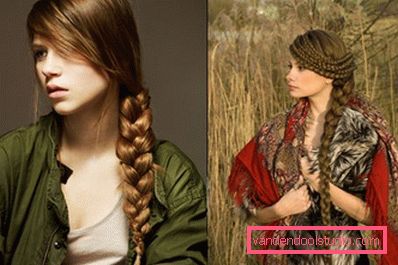 Braids for long hair - weaving schemes and photos