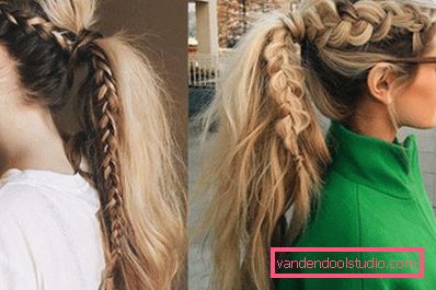 Braids for long hair - weaving schemes and photos