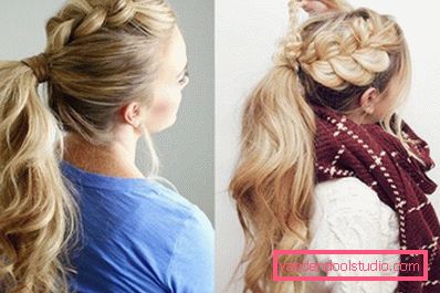 Braids for long hair - weaving schemes and photos