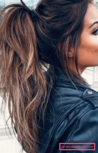 Beautiful and fashionable haircut ladder for long hair
