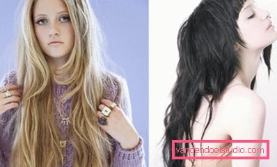 Beautiful and fashionable haircut ladder for long hair