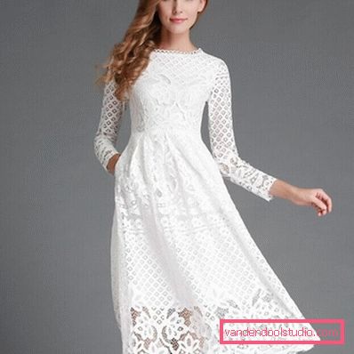 The most beautiful white dress 2019-2020