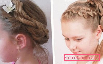 Beautiful and simple hairstyles for the holiday