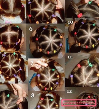 Beautiful hairstyles for children for long